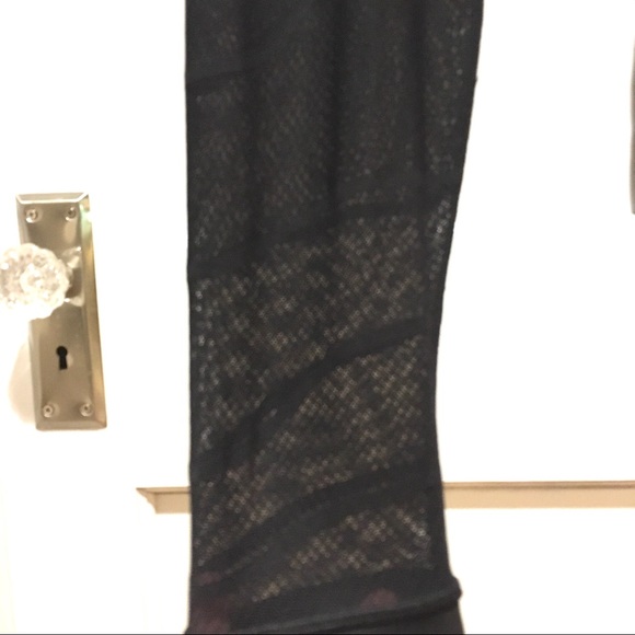 Lululemon Sheer Will High Rise Black Mesh Leggings - Picture 6 of 9